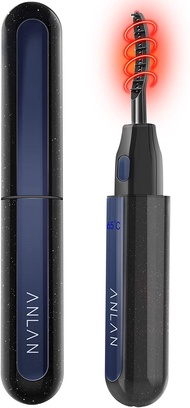 ANLAN Hot Eyelash Curler Eyelash Curler 2 Levels of Temperature Rapid Preheating LED Display Tempera