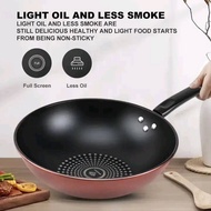 32cm Diamond Wok Iron Pan