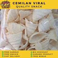 CAV KERUPUK KONDANG PEDAS 500gr Yola Yola Ciki Terompet Snack Terompet Potato Corn Kerupuk Kentang