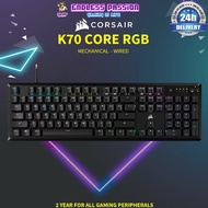 Corsair K70 CORE RGB Mechanical Gaming Keyboard - CORSAIR Red Linear Switch - Rotary Dial