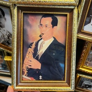 Photo Frame With Picture Of King Rama V.9 Sizes 5x7 Inches There Is A Stand And Hanger. Enhance Feng