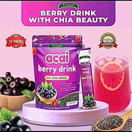 Fitgum Acai Berry Powdered Drink with Chia Seeds