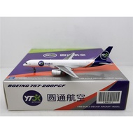 Length 11cm JC Wings LH4092 1: 400 Yuantong Airlines B757-200 B-2859 Alloy