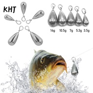 KHJ Fishing Weight Sinker 3.5/5.3/7/10.5/14g Line Sinkers Sports Entertainment Water Drop Fishing Ta