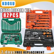 Socket Wrench Set Tool Box 82Pcs/61Pcs Motorcycle Tool Set Portable Tools Set Ratchet Wrench Set