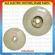 Water pump impeller 12mm x46x126