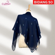 Bidang 50 [HIDAYU PREMIUM] ROSSA TUDUNG BAWAL COTTON BATU MANIK TABUR B50 B55 PREMIUM VOILE