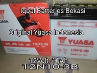 Aki Yuasa 12N10 3B 12volt 10 Ah Aki Genset .Vespa Excel