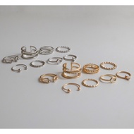 Ark.co - Andorra Set rings set stack statement