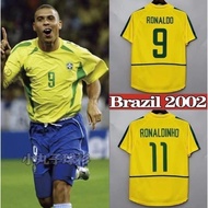2002 Ronaldor Brazil Home Retro Jersey Football Jersey