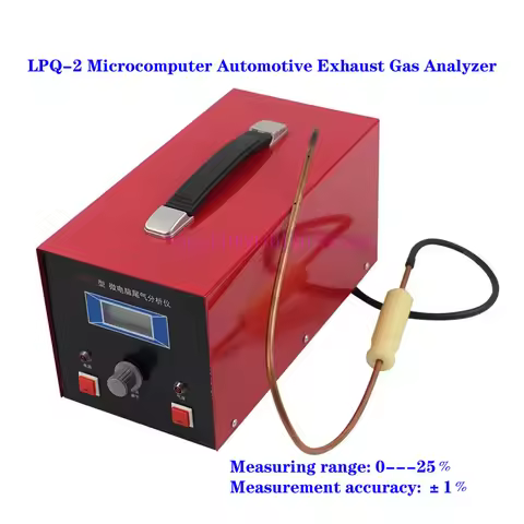 Microcomputer automobile exhaust analyzer LPQ-2, exhaust emission detector, automobile inspection an