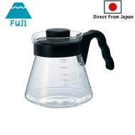 【Set Purchase】HARIO V60 Coffee Server Practical Capacity 700ml Black Made in Japan VCS-02B + HARIO V