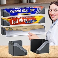 Skywin Adhesive Foil and Plastic Wrap Organizer Black, Fits Box Width up to 2.63in/67mm Aluminum Foi