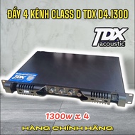 [ CHÍNH HÃNG ] Đẩy 4 Kênh TDX Acoustic D4 x 1300w