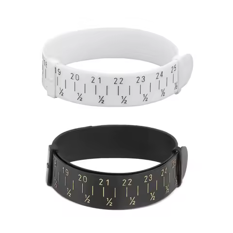 1pcs 27cm Wrist Sizer Measuring Tool US/UK/EU/HK Adjustable Coil Sizing Measure for Jewelry Making B