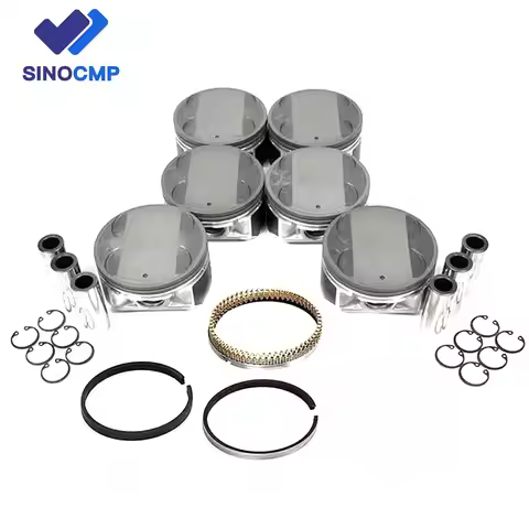 6pcs VQ35DE A2010-7Y001 A2010-8J110 Engine Piston Set For 04-06 Nissan Altima Maxima Quest 3.5L 3498
