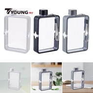[Available] Flat Water Bottle Transparent Flat Water Bottle Flat Water Bottle Travel Portable for Ou