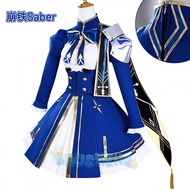 Honkai: Star Rail Saber Destruction Wind Fate Night cosplay costume set Saber cosplay wig