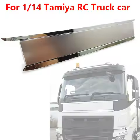 Simulation Metal Front Face Retrofit Parts for 1/14 Tamiya RC Truck Trailer Tipper Volvo FH16 750 56