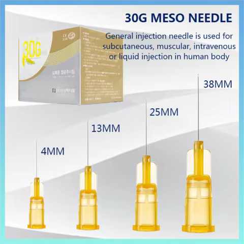 Micro Plastic Tattoo Needles Quality Disposable 18G,30G,25G,27G,31G,32G,34G Painless Small Needle St