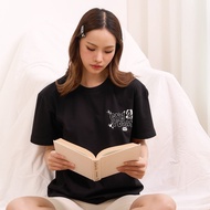 Darlyn - Gym Today Oversized Tee เสื้อยืดโอเวอร์ไซส์ ผ้าหนานุ่ม ระบายอากาศดี ลาย GYM TODAY LAZY TOMO