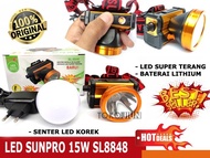 Viral Senter Kepala Sunpro Sl 8848A Sl8848A 15W Led Headlamp Led Api