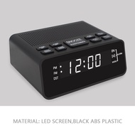 LED Multifunctional FM Clock Radio Creative Desktop Digital Electronic Alarm Clock Household Plug-In