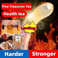 【雄风再起】㊙Ginseng Mulberry Five Treasures Tea Maca Wolfberry Combination Tea Men's Treasures Solid Mulb
