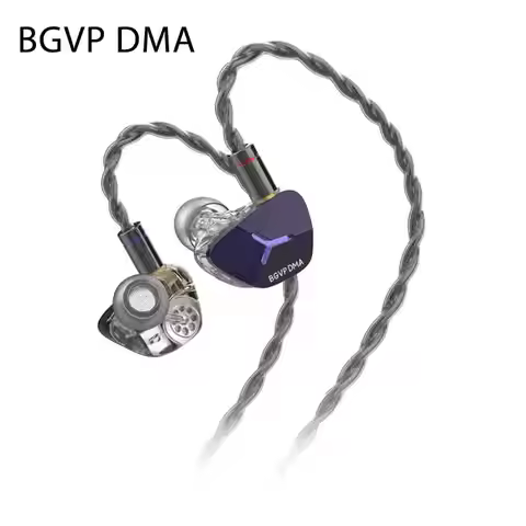BGVP DMA HIFI In-ear Earphone Bone Conduction Driver Armature Hybrid Unit Headset