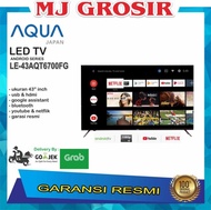 sale PROMO LED TV AQUA 43" 43AQT1000U 43 INCH USB MOVIE HDMI ANDROID