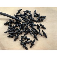 20 Initially connected to 6mm pipe ends