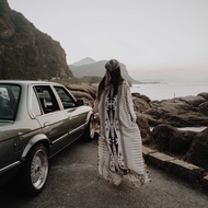 Bohemian Totem Drape Long Blouse