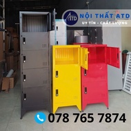 Tủ hồ sơ locker mini 3.4.5.6 tầng -Tủ để đồ nhân viên có khóa an toàn.
