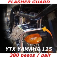 Mud Flaps Motorcycle Accessories ✥Yamaha YTX 125 Flasher Guard Stainless Pair✾