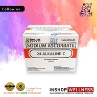 ❂✤24 Alkaline C -100 Capsule  (Sodium Ascorbate)