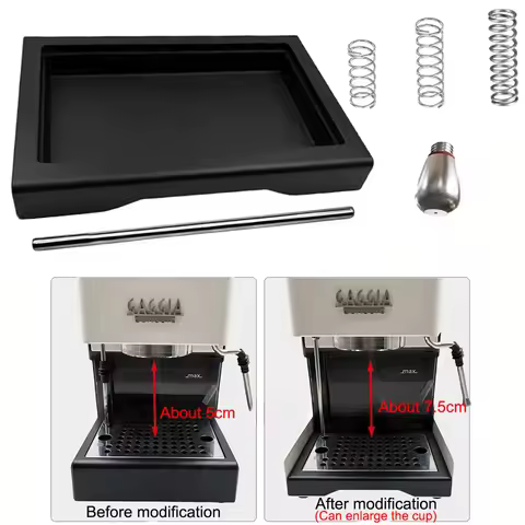 1set Drip Tray Low Profile 6 Bar 9 Bar 12 Bar OPV Spring Kit for Gaggia Classic Pro Coffee Maker Par