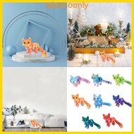 TAK 3D Printed Cats Realistic Hairless Cats Statues 3D Printed Animal Articulated Toy