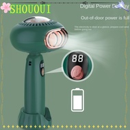 SHOUOUI Table Fan, 5 Wind Speed Small Desk Fan,  Cooling Fan USB Rechargeable Quiet Speed Powerful Fan Offices