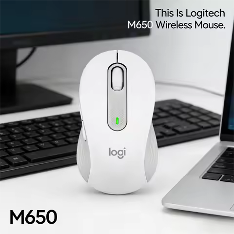 Logitech M650/M650L Compact Student Mouse - Fits in Backpack & Pencil Case