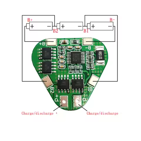3S 12V 18650 Lithium Battery Protection Board 11.1V 12.6V overcharge over-discharge protect 8A 3 Cel