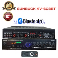Amplifier Audio Bluetooth Karaoke 5CH 600W Sunbuck - AV-608BT