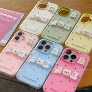 Cartoon Cute 3D Dog Doll Casing For Samsung Galaxy S22 Ultra S21Ultra S30Ultra S22+ S21+ S22 S21 Plu
