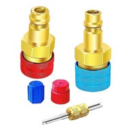 【BLINKNB ready】for R1234yf to R134a 1234yf to 134a Adapter Kit High/Low Pressure Side Adapter
