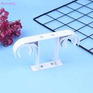 Benvdsg&gt; Aluminum Alloy Double Curtain Rod  Holder Ceiling Mounted well