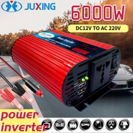 JUXING 6000W Solar Power Inverter  DC 12V to AC 220V-240V Voltage Converter Home Outdoor Electricity For Picnics Tourism Camping And Setting Up Stall