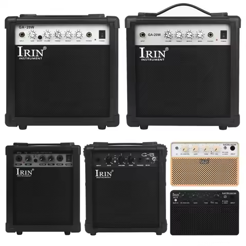 IRIN GA-20W Electric Guitar Speaker Bass Guitar Amplifier 4/5 Tuning 20W AMP Amplifier Loudspeaker G