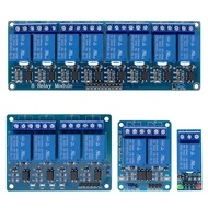 1 2 4 8 channel 5V relay module with optocoupler. Relay Output 1 2 4 8 way relay module  In stock  F