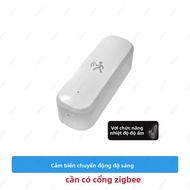 Zigbee 3.0 MmWave Radar Cảm Biến Chuyển Động PIR Có Đèn Phát Hiện Độ Sáng Nhiệt Độ Độ Ẩm Cho Tuya Nh