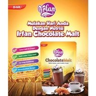 Irfan Chocolate Malt 1kg & Travel Pack 15 Sachet Dengan Malt dan Arabic Gum