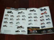 2010 Harley-Davidson 哈雷 sportster dyna touring cvo 嬉皮 海報 型錄